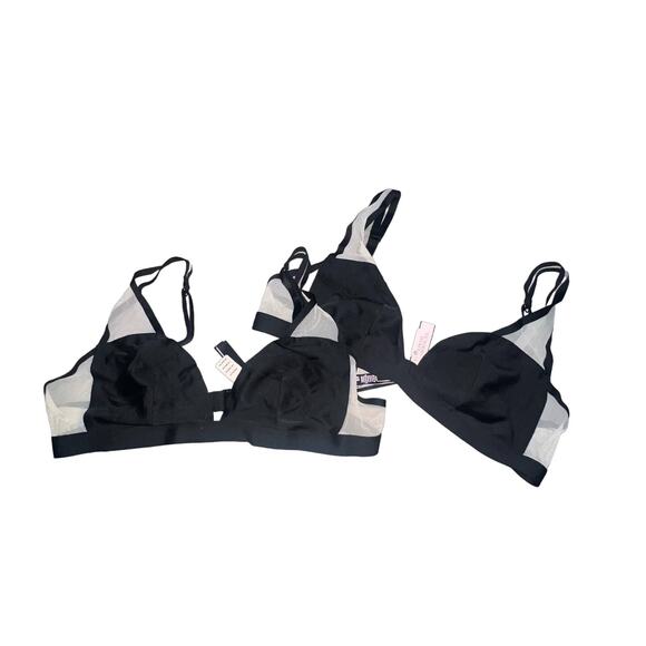 Victoria's Secret Other - Victoria's Secret Black Mesh Bralette Bra